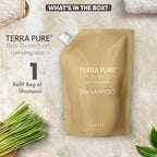 Terra Pure Spa Collection 1 Liter Shampoo Refill Bag - Image 5