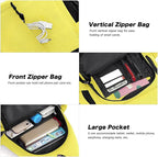 MOSISO Sling Backpack, Canvas Crossbody Hiking Daypack Bag - Image 4