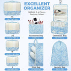 BAGAIL 9 Set Packing Cubes Luggage Packing Organizers - Image 4