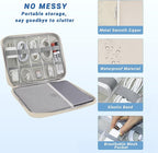 Electronics Organizer, Travel Cord Organizer Pouch, Portable Cable Organizer - Image 2