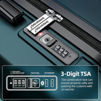 SHOWKOO Luggage Sets Expandable Suitcase Double Wheels TSA Lock - Image 4