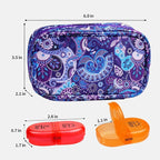 Serfeymi Weekly Travel Pill Organizer 2 Times A Day AM PM Upgraded Rainbow Pill - Image 2