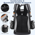 SUNUP 35 Cans Waterproof Cooler Backpack, Soft Insulated Leak Proof Backpack - Image 5