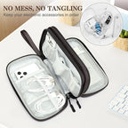 FYY Electronic Organizer, Travel Cable Organizer Bag Pouch Electronic - Image 5