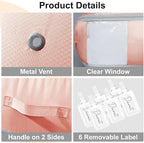 DIMJ Comforter Storage Bag - 110L Ultra Space Saving Self Compression Organize - Image 6