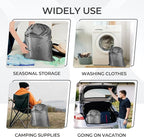 Laundry Bag with Locking Closure Drawstring – Extra Large Heavy Duty 100% Nylon - Image 4