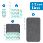 Accmor Portable Diaper Changing Pad, Waterproof Foldable Baby Changing Mat - Image 6