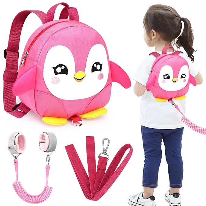 Accmor Toddler Harness Backpack Leash, Cute Penguin Kid Backpacks by Accmor