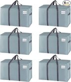 VENO 6 Pack Moving Bags, Heavy Duty, Moving Boxes Alternative, Packing Storage by Veno