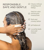 Non Toxic Vegan Shampoo with Organic Ingredients, Apple Cider Vinegar & Tea - Image 3