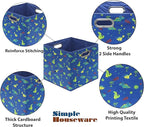 SIMPLE HOUSEWARE 13-Inch Collapsible Fabric Cube Storage Bin - Image 5