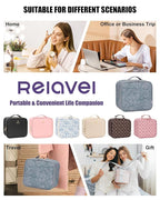 Relavel Travel Makeup Bag With LED Mirror - Image 8