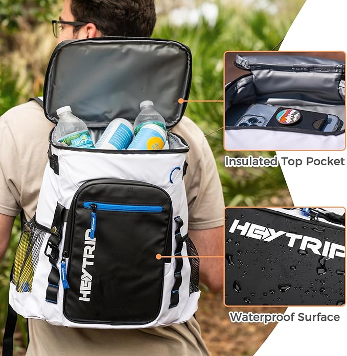 Heytrip Backpack Cooler 36/54 Cans Insulated Waterproof Cooler Bag - Image 6