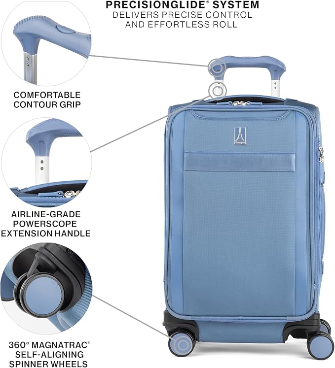 Travelpro VersaPack+ Lightweight Softside Expandable Carry on Luggage, 8 - Image 6