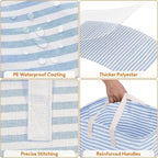 Lifewit 3 Pack Laundry Hamper Large Collapsible Laundry Baskets, Freestanding - Image 4