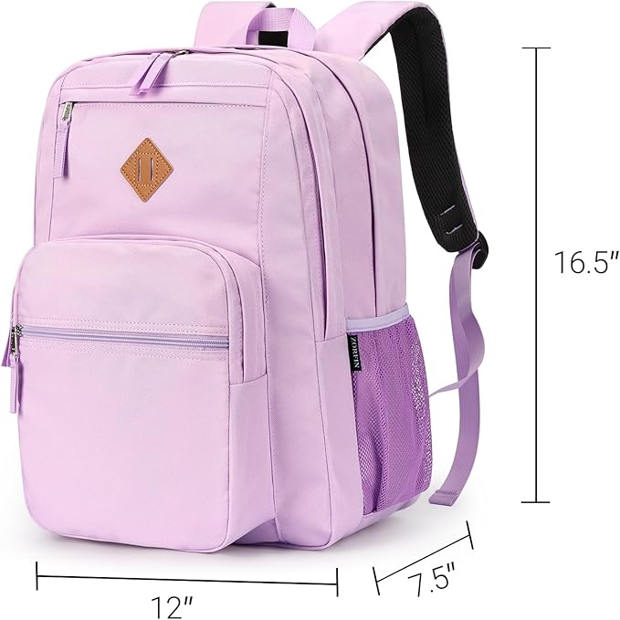 ZORFIN 26L Backpack for College, and Travel: Water Resistant Bookbag - Image 3