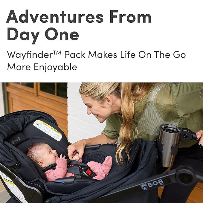 BOB Gear Wayfinder Travel System, Infant Car Seat and Stroller Combo - Image 9