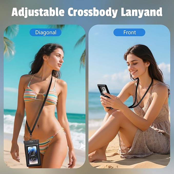 AiRunTech Universal Waterproof Phone Pouch, Beach Essential Accessories - Image 8