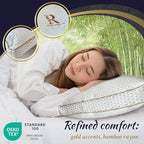 Royal Therapy 4-Pack King Memory Foam Pillow, Adjustable Shredded Odor-Free - Image 4