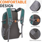 40L Hiking Backpack Lightweight Daypack Waterproof Travel Camping Backpack - Image 4