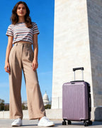 LIGHT FLIGHT Carry On Luggage 22x14x9 Airline Approved, Durable Hard Shell - Image 9