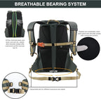 MOUNTAINTOP Hiking Backpack 35L Travel Backpack Lightweight Daypack - Image 3