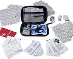All-Purpose First Aid Kit 184 Pieces, Emergency Kit - Image 2