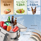 Odoland Cooler Backpack, 30 Cans Insulated Leak-Proof Cooler Bag - Image 3