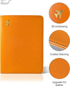 Passport Holder for Travel Essentials, RFID Blocking Passport Cover Case for - Image 5