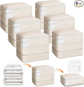 6 Pack Compression Storage Bags - 110L Large Capacity Comforter Storage Bag by Homsorout