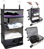 Grand Fusion Stow-N-Go Travel Luggage Organizer – Portable Hanging Travel by GrandFusion