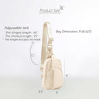ODODOS Daily Sling Bag with Adjustable Straps Crossbody Chest Bag Lightweight - Image 6