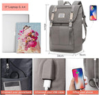 17" Laptop Backpack for Women & Men, Bookbag for Teen Girls & Boys Teenagers - Image 6