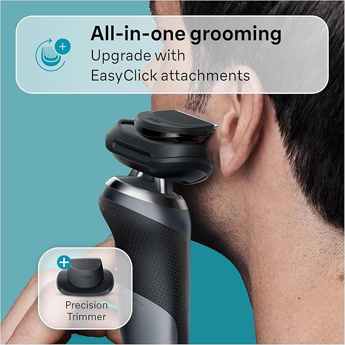 Braun Electric Shaver for Men, Series 7 7120s, Wet & Dry Shave, Turbo & Gentle - Image 5