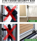 Guard Dog Security Adjustable Sliding Door Security Bar, Door Jammer 2-in-1 - Image 5