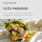Scent Better Yuzu Paradise Aroma Essential Oil Blend: Aromatherapy Blend of Yuzu, Citrus, and Bamboo for Ultrasonic Diffusers & Nebulizers (3.3 Fl Oz, 100 mL)