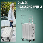 UrbanExporer 26 Inch Hardside Zipperless Luggage - Image 4