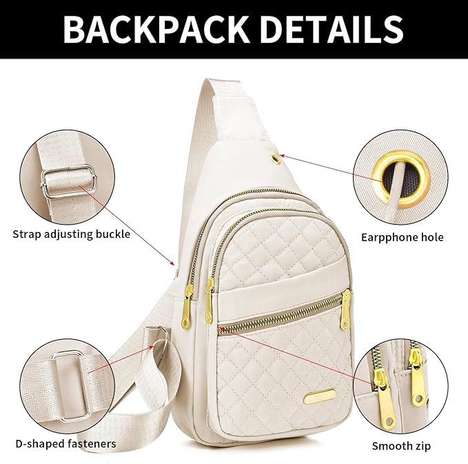 Small Sling Bag For Women Men Casual Crossbody Sling Backpack - Image 4