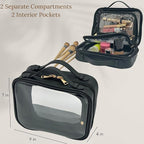 JAZD Clear Makeup Bag Toiletry Bag - Image 3