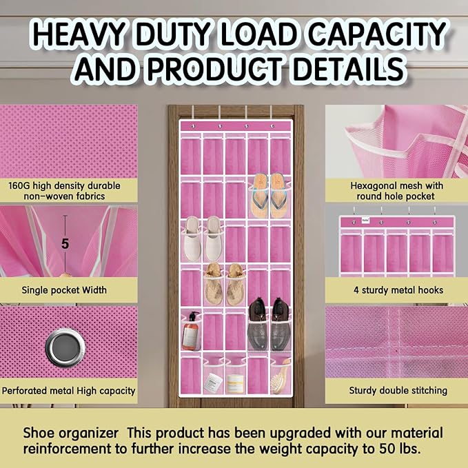 Over the Door Shoe Organizer - Image 2