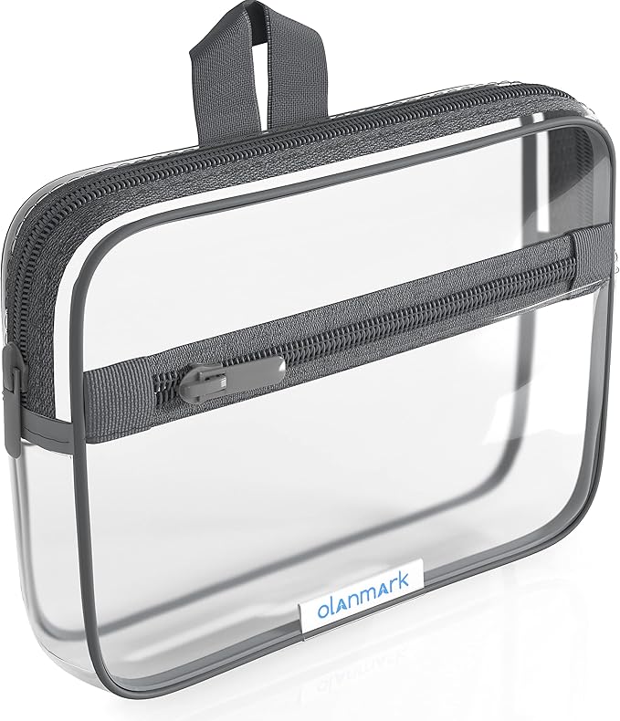 TSA Approved Toiletry Bag with Pocket by Olanmark