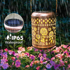 Solar Outdoor Lanterns, Sunflower GardenDecor LED Light Hanging Waterproof - Image 6