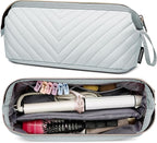 Hair Tools Travel Bag for Shark Flexstyle Dyson, Quilted Hair Tool Organizer Bag, Gift for Women Hair Accessories Tools Storage Bag, Travel Hairdryer Portable Bag for Women, Grey