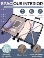 Luggage Sets 5 Piece, Suitcases - Image 6