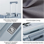 Hanke 20 Inch Carry On Luggage Hard Shell Suitcases - Image 7
