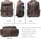 Handmade Leather Backpack for Men and Women, 15.6 Inch Laptop Bag, Genuine - Image 6