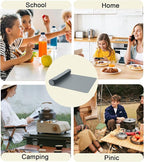 Utensil Box, Tableware Silicone Portable Box Silverware mat, Suitable - Image 8