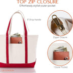 CB STATION Medium Classic Canvas Tote Bag - Image 3