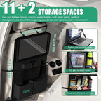 Car Backseat Organizer with Tablet Holder, 11 Storage Pockets with Foldable - Image 2