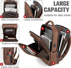 Tzowla Leather Laptop Backpack, Bag - Image 2